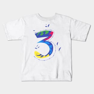 Number 3 Kids T-Shirt